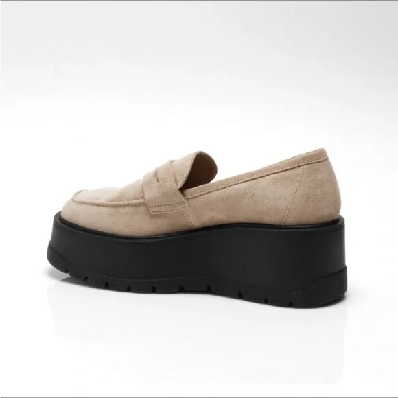 Free People Nico Platform Loafer in Cappuccino Suede, EU Size: 36 - Picture 9 of 16